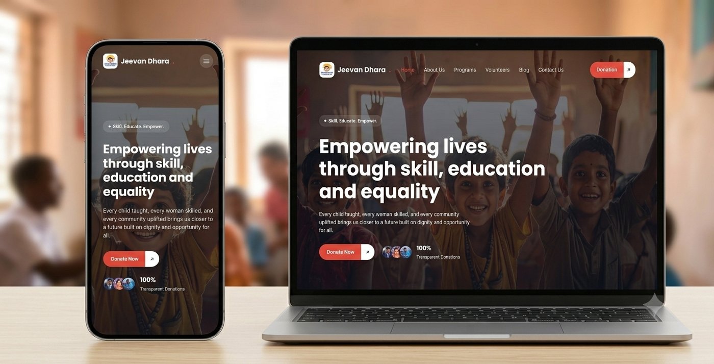 Jeevan Dhara Foundation website